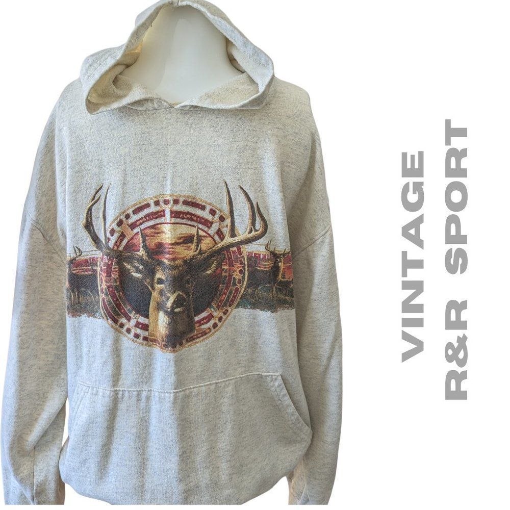 ✨2/$25✨ Vintage Hunting Deer Hoodie
